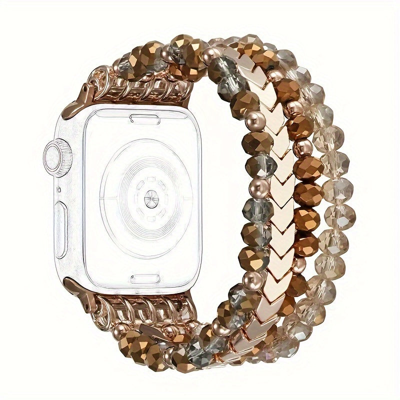 Elastic Adjustable Arrowhead Agate Watch Band Suitable For Apple Watch Ultra/Ultra2/8/7/6/5/4/3/2/1/SE 38mm40mm41mm42mm44mm45mm49mm