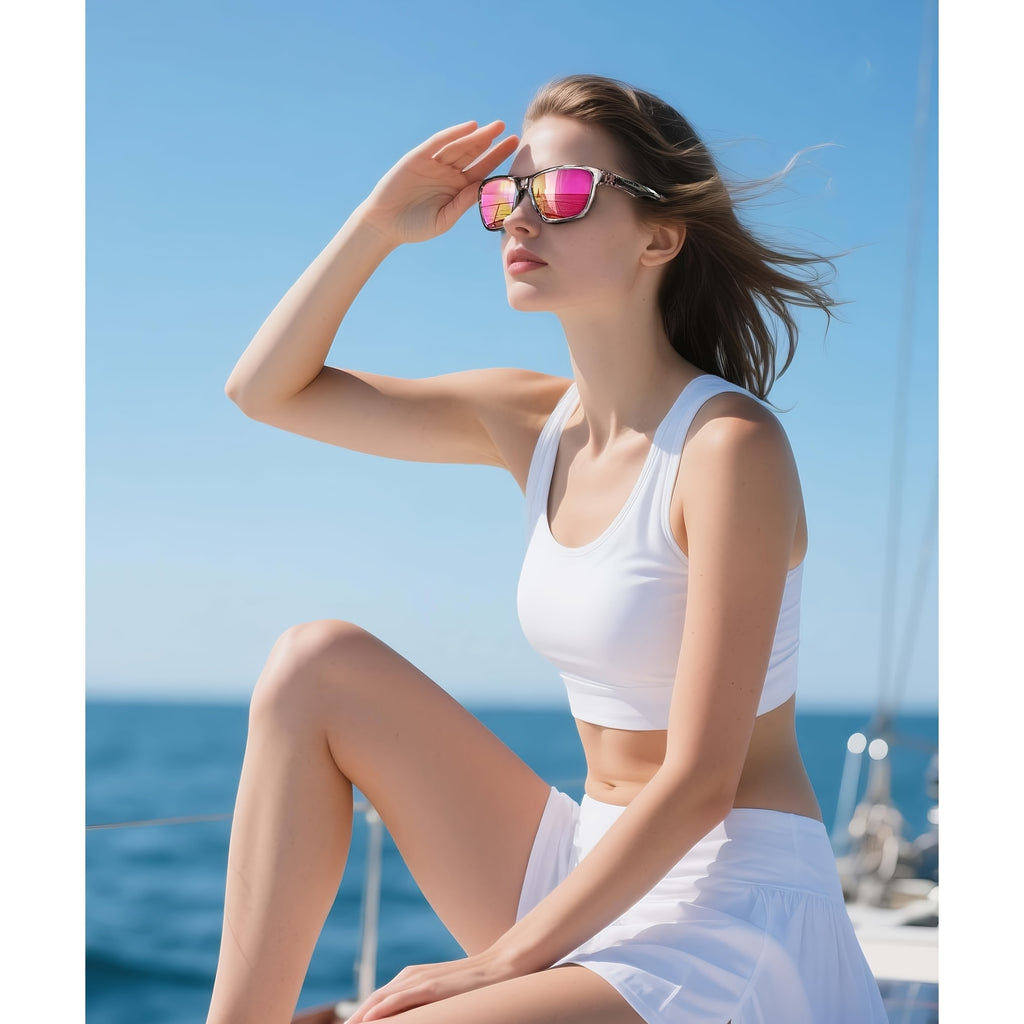 KALIYADI Womens' - High-quality Lightweight Polarized for Men and Women. Trendy and Fashionable Style Glasses for,, Perfect Birthday Gifts, for Carnivals, Easter, Valentine's Day Gifts.