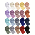 20 Pack Chiffon Hijab Headscarves for Women Soft Hijab Long Scarf Wrap for Muslim Women Lightweight, 20 Colors