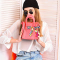 60pcs Women Handbag Head Scarf for Women Hair Purse Handle Ribbon Satin Head Neckerchief Silk Headband