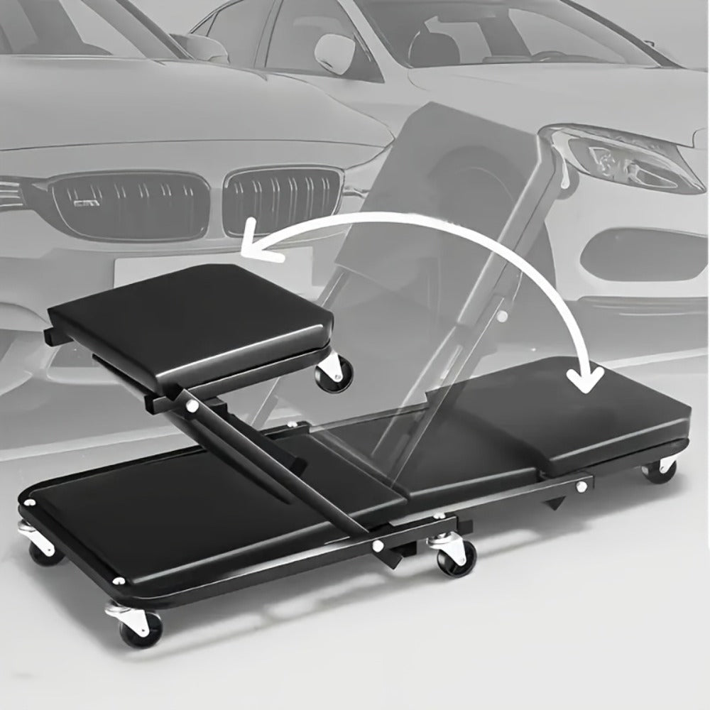 New Gifts for My Husband: 36-inch (approximately 35.98-inch) Outdoor Z-Crawl Seats, Adjustable Load-Board Folding Car Crawl Kit, 6-wheel 2.5-inch (approximately 2.52-inch).Valentine's Day Gifts for Men, Boyfriends, Husbands, And Partners.