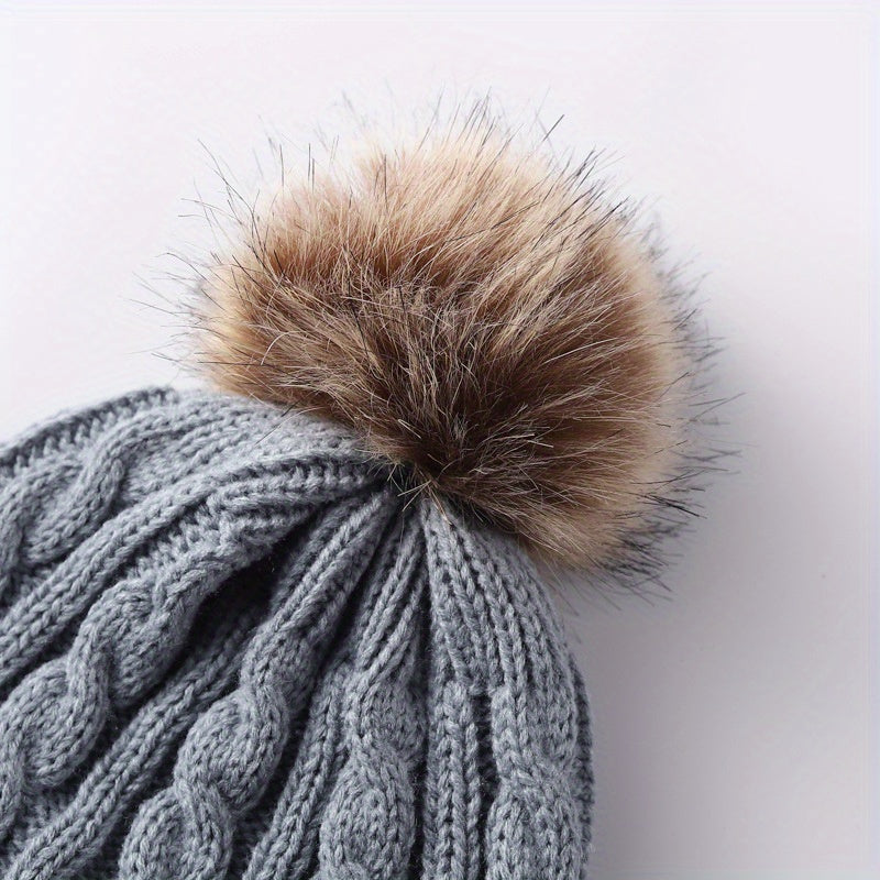 Hat, Scarf, and Gloves 3pcs Set