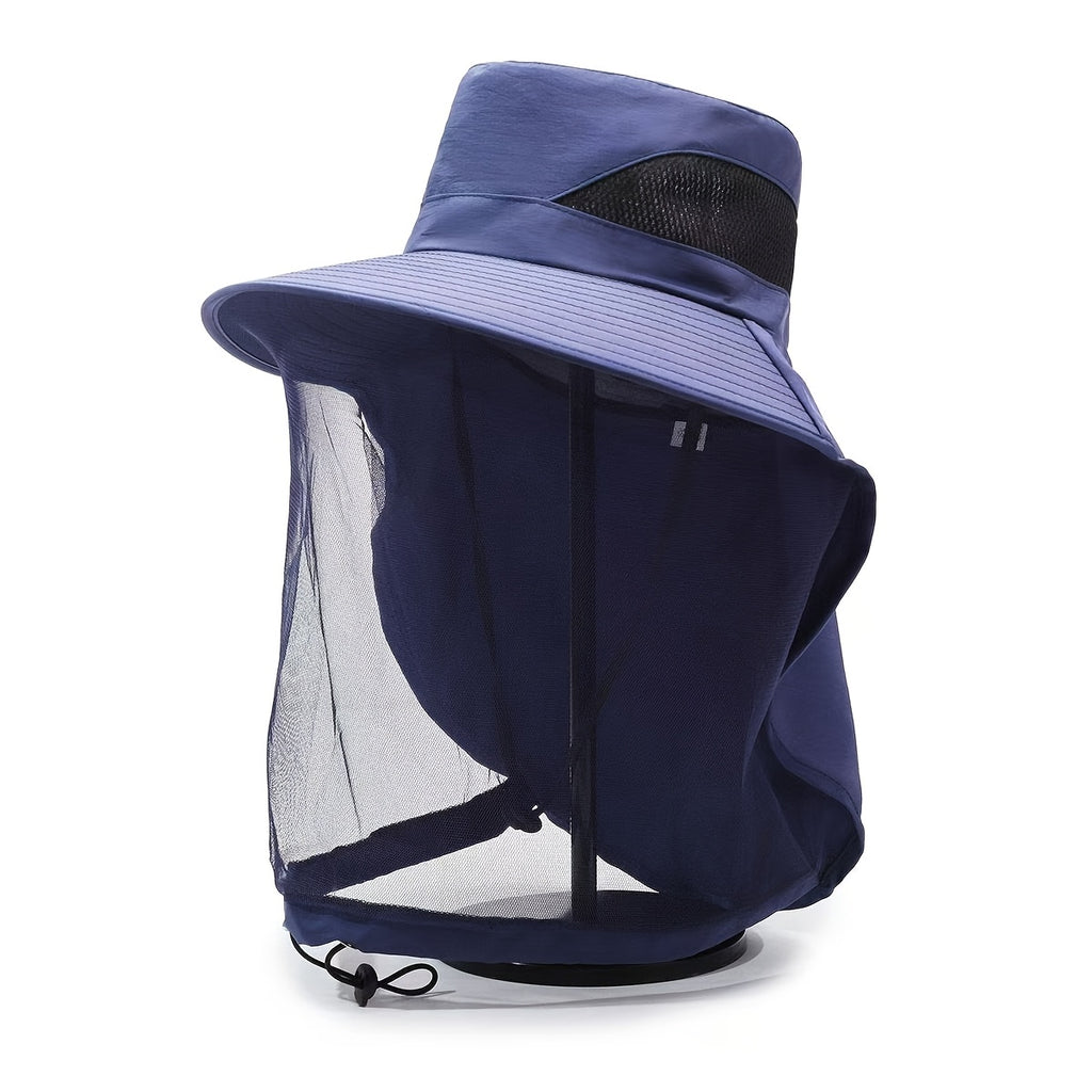 [Mosquito-Proof Fishing Hats] Men's Mosquito-Proof Hats, Fishing Hats With Face Cover, Breathable Mesh Face, Night Fishing Insect Protection, Women's Insect-Proof Hats, New Summer Fisherman Hats, Outdoor Fashion Men's Hats