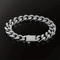 Chunky Miami Hip Hop Neck Chains for Men And Boys, Featuring a 14MM Thick Cuban Chain Necklace And Bracelet
