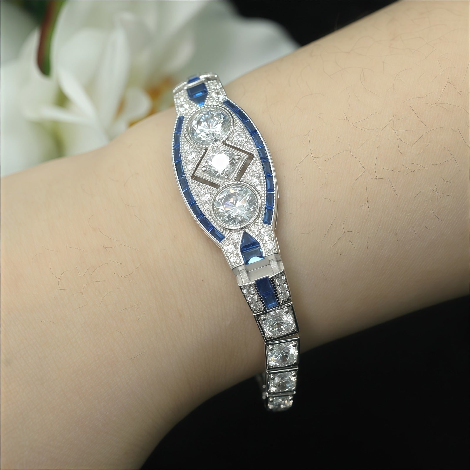 [Mother's Day Gifts] Bracelet for Women Men, 925 Sterling Silver Bracelet, Bohemia Style, Elegant Fashionable Accessories for Proposal Engagement Wedding, Perfect New Year Birthday Anniversary Mother's Day Gifts for Mom Women Men, Total Weight Of The Prod