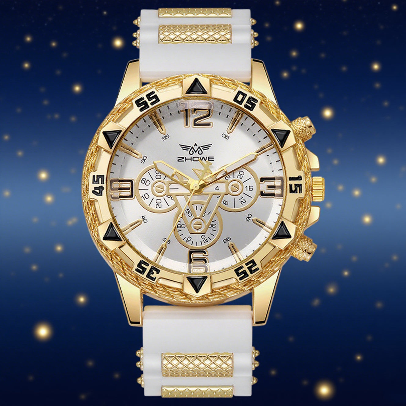 Luxury Business Men Watch Silicone Strap Quartz WristWatch Male Calendar Clock Reloj Hombre