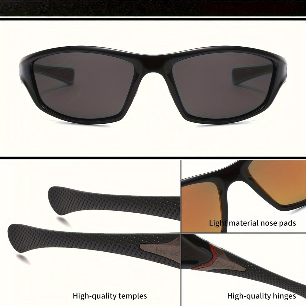 4 Pairs Sports Sunglasses for Men And Women, Full Frame UV Protection, Ultra-Light PC Frame, PC Lens, Very Suitable for Cycling, Rock Climbing, Running, Fishing - Outdoor Leisure Travel Sunglasses for Men And Women