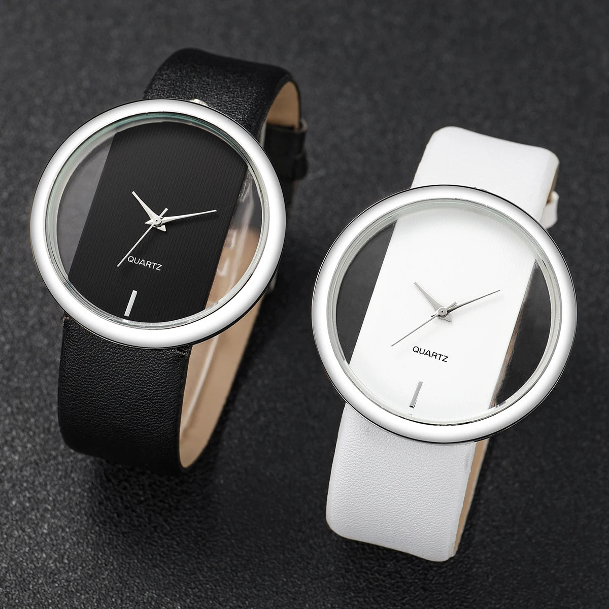 2pcs/Set, Fashionable And Trendy Women'S Elegant Watches, Perfect for Everyday Wear Clocks, Without Box