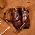 Set of 2 Men'S Belts Made from Genuine Leather, Suitable for Dress, Casual Wear, Golf, And Jeans, Measuring 1 3/8 Inches