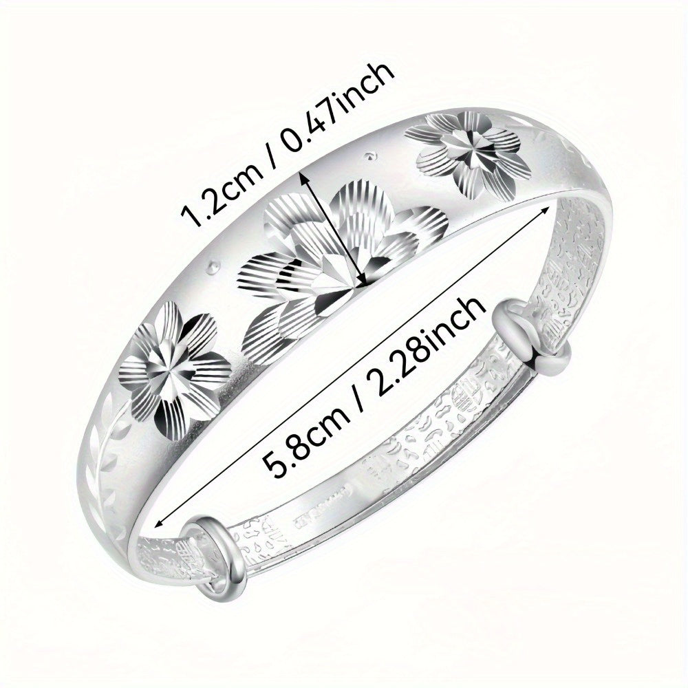 [Mother's Day Gifts] 925 Pure Silver Bracelet, a Push-Pull Bracelet for Women. The Style of the Mother Can Be Freely Adjusted. It Is a Festival Gift for the Mother