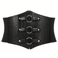 SUOSDEY Multi-Pack Brown Black Red White Coffee Corset Belt for Women Halloween Christmas Costume