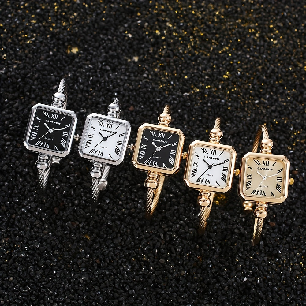 Stylish Women'S Wristwatch with a Sleek Strap And Quartz Movement