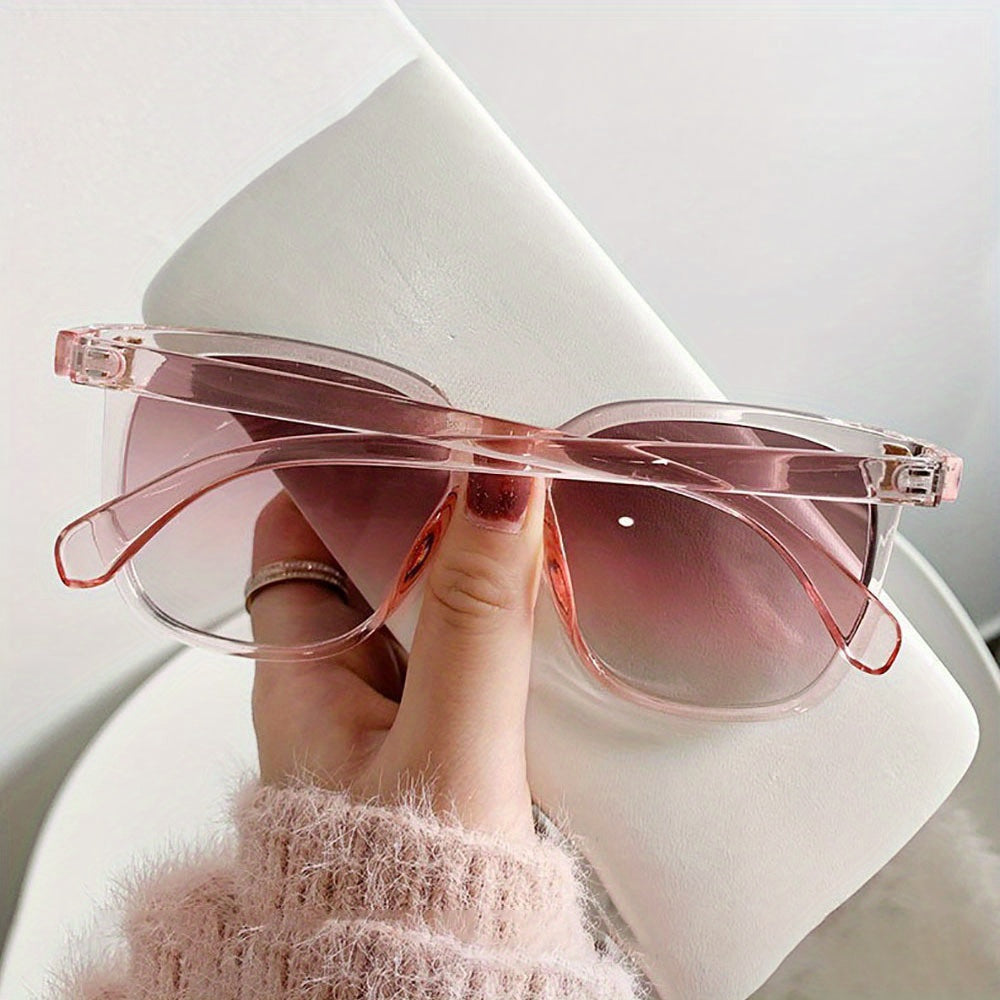 Women's Retro D-Shape Fashion Glasses Protection Anti-Reflective PC Lenses Lightweight Summer Glasses for Party, Holiday, Mother's Day & Birthday Gifts, Accessories | Stylish Eyewear | Durable Lenses