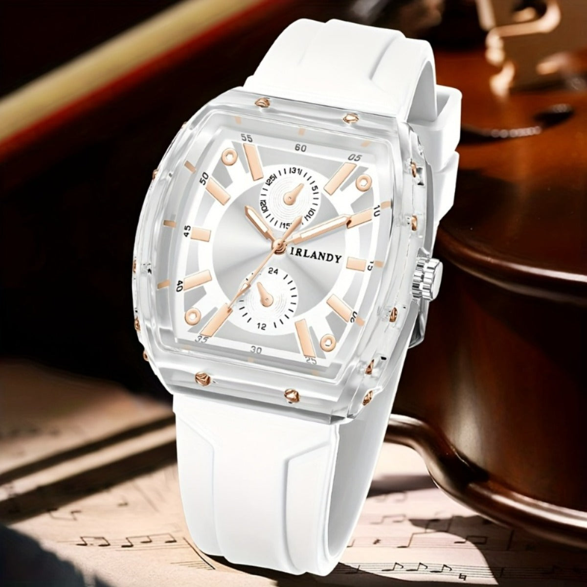 Set of 5 Fashion Men's Quartz Watches | Casual, Sports, Minimalist Style with Alloy Case and Silica Gel Strap Watches for Men, Non-rechargeable Button Battery Suitable for Daily Wear Ideal Choice for Gifts Wrist Watch Reloj Para Hombre.