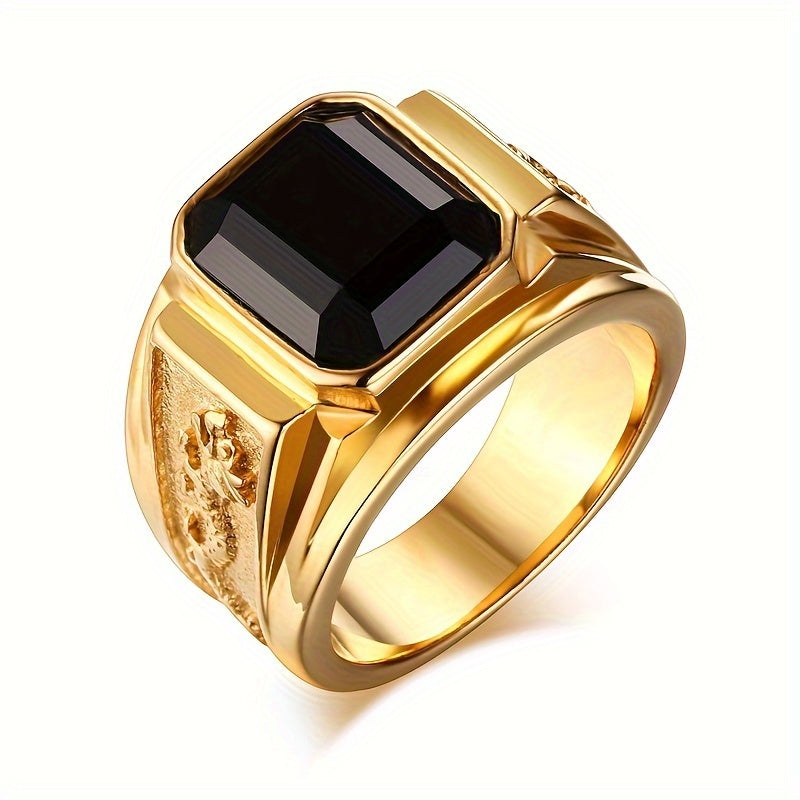 4pcs Set of Luxurious And Elegant Men'S Noble Gentleman Rings, Boyfriend'S Birthday Gift, Engagement Jewelry