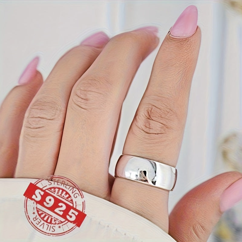 Sterling Silver Band Timeless Elegance in 8mm Solid Silver - Eternal Ring, Exquisite Craftsmanship, Durable Jewelry, Statement Ring for Jewelry Lovers, Bridal Accessory, Men Ring for Men High Quality