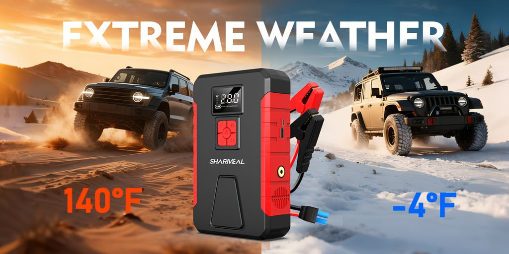 [Portable Jump Starter] 15000A-19000A Peak 350PSI 12V 17-in-1 Portable Jump Starter with Air Compressor Jump Starter, Car Battery Charger, Car Jump Starter with Air Compressor, Jump Starter Para, Car Accessories Tools, LED Light, Battery Charger, Cart Bat