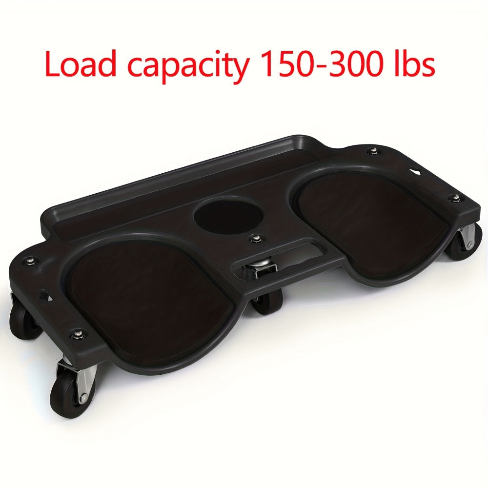 [With Wheels] 1pc Rolling Knee Pad Platform with Wheels, ABS Material, Multi-Function with Built-In Tool Tray, Comfortable Cushioned Kneeling Pad for Machine Workers, Carpenters, Flooring, And Car Repairs