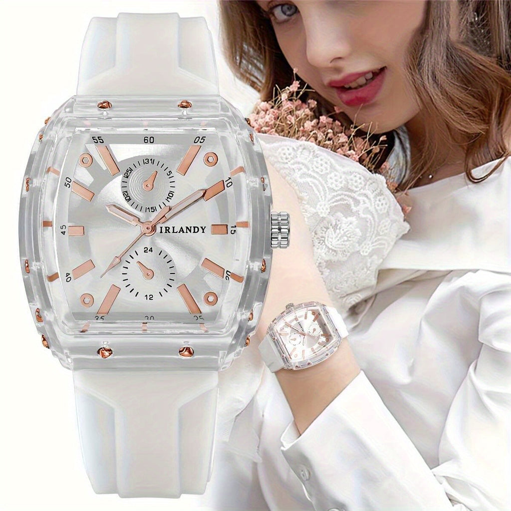 Set of 5 Fashion Men's Quartz Watches | Casual, Sports, Minimalist Style with Alloy Case and Silica Gel Strap Watches for Men, Non-rechargeable Button Battery Suitable for Daily Wear Ideal Choice for Gifts Wrist Watch Reloj Para Hombre.