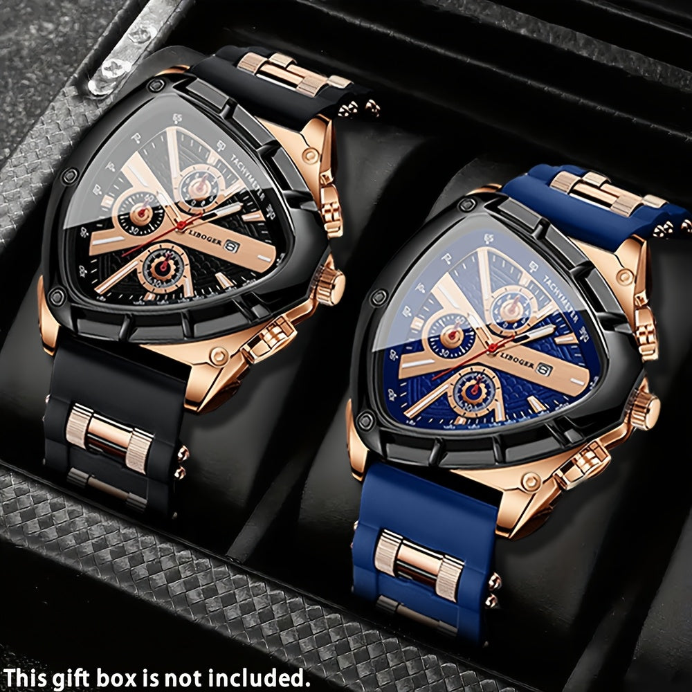 2/1pc/Set Mens Watches for Men, Casual Fashion Mens Quartz Men Watches with Date Calendar Display, Pointer Display, Work And Daily Decoration, Thanksgiving, Christmas The Perfect Gift, Mens Watches Clearance Deal, Reloj Para Hombre.
