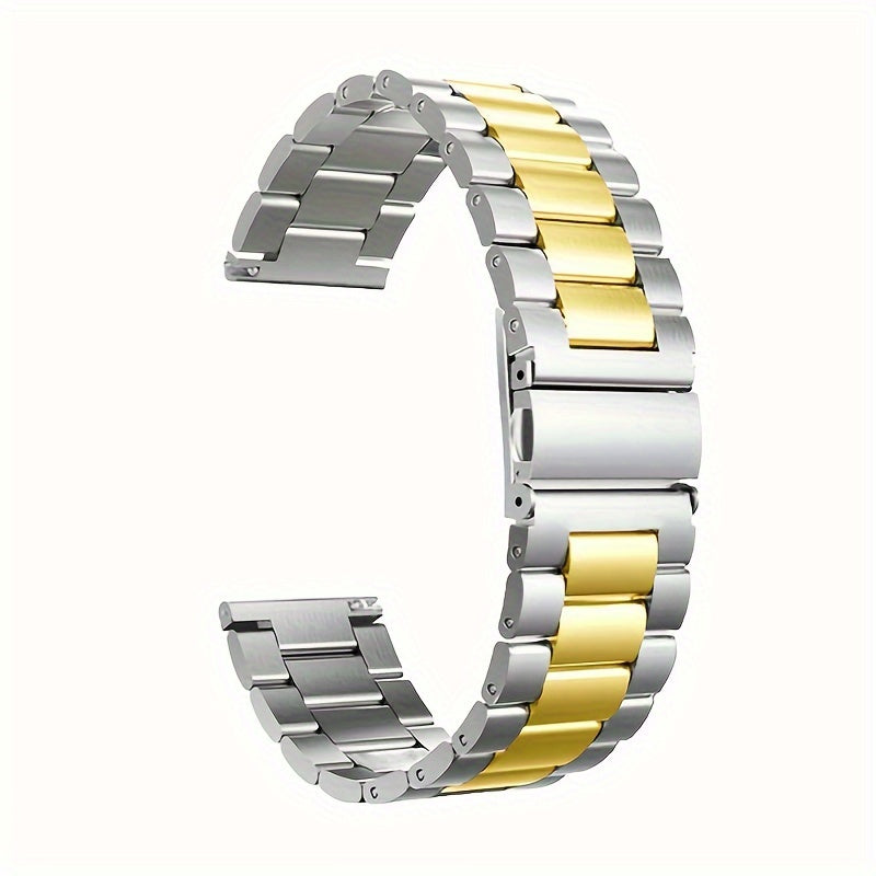 Quick Release Metal Chain Watch Bands - Stainless Steel Link Watch Strap Bracelet 18mm 20mm 22mm - For Men & Women - Suitable for Everyday Wear - Perfect Gift for Watch Enthusiasts