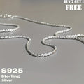 1pc Of 925 Sterling Silvery Sparkling Minimalist Necklace for Men And Women, Sky Star Necklace, Fashionable And Simple Design, Wear It to Make You Dazzling, A Perfect Gift for Lovers And Parents, Comes with A Gift Box, Buy 2 Get 1 Free