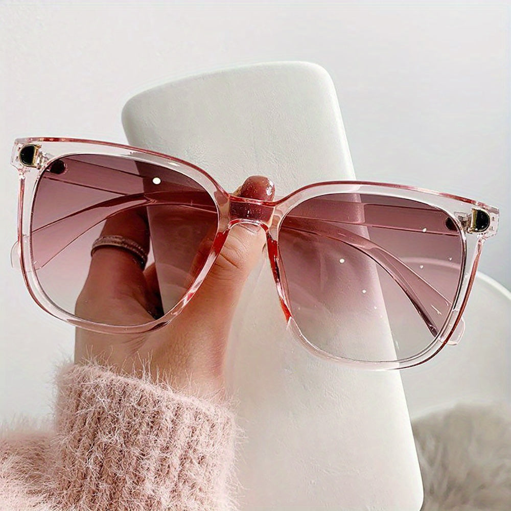 Women's Retro D-Shape Fashion Glasses Protection Anti-Reflective PC Lenses Lightweight Summer Glasses for Party, Holiday, Mother's Day & Birthday Gifts, Accessories | Stylish Eyewear | Durable Lenses
