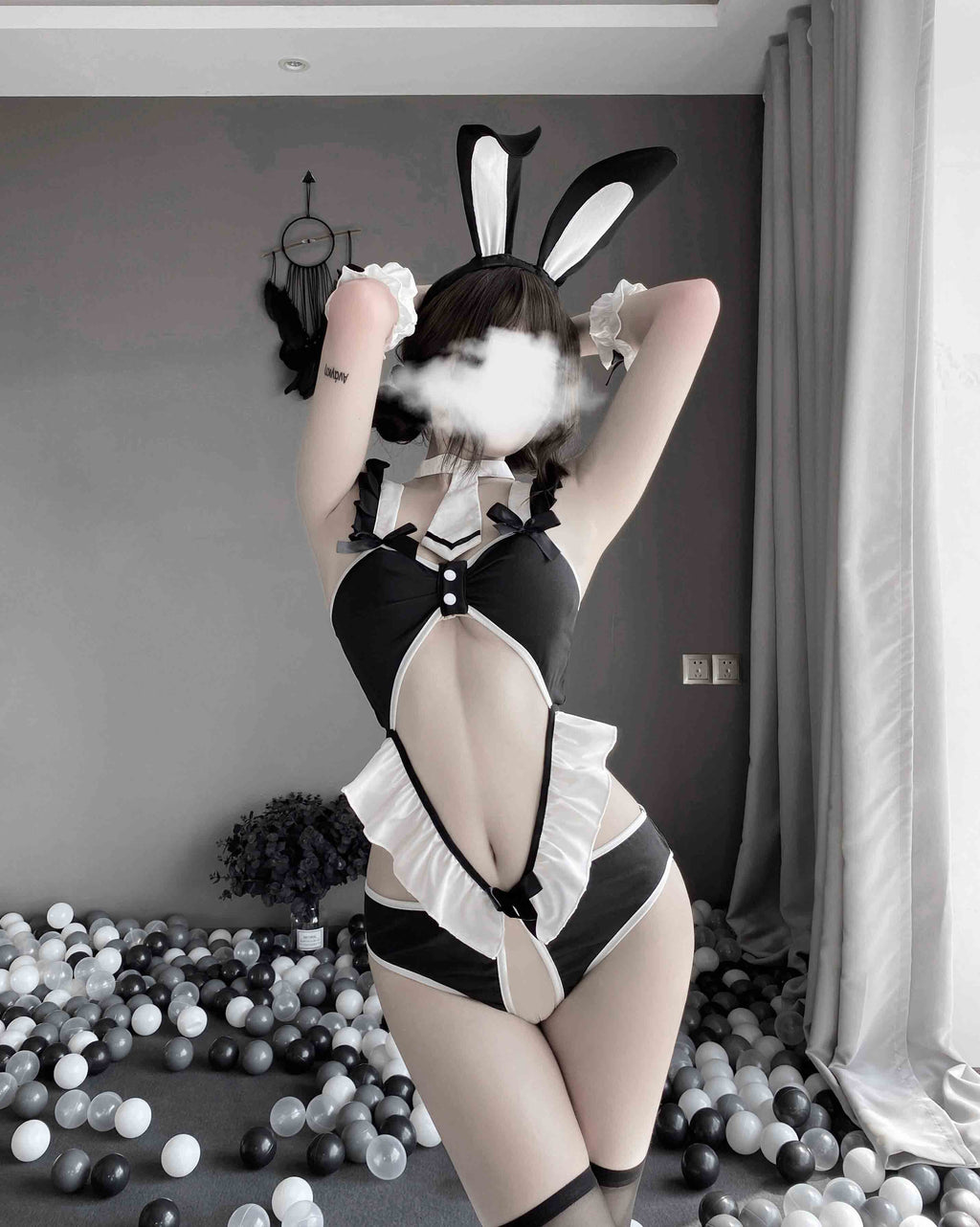 T-2484 Sexy bunny girl, one-piece uniform
