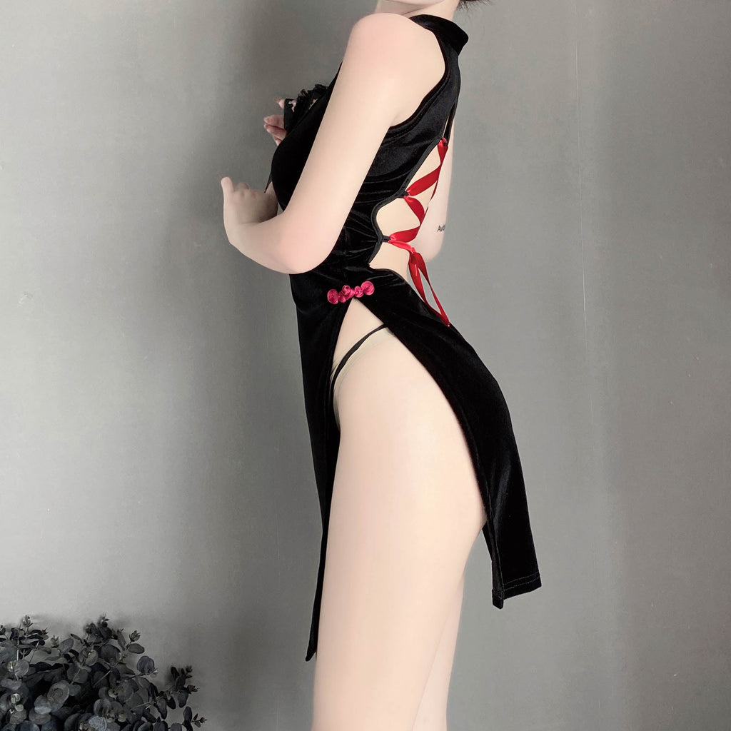 T-2295  Chinese style sex and emotional fun cheongsam