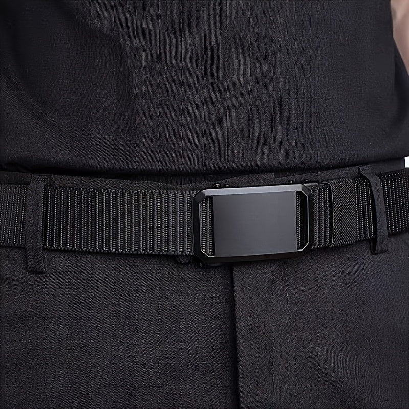 4pcs Automatic Buckle Adjustable Waistband, Made Of Soft Nylon Material That Is Sturdy, Stretch Resistant, And Wear-resistant. Suitable for Jeans, Work Pants, Casual Pants, And Skirts, It Can Be Used for Both Commuting And Leisure - Unisex