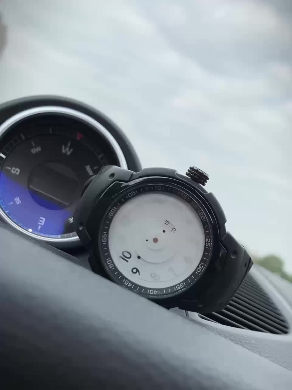 ENMEX Men's and Women's Sports Style Quartz Watch, Creative Design, Round Dial, Electronic Movement, Zinc Alloy Case, Rubber Strap, Battery Powered, Non-High Quality, Button Battery, for Men, Women