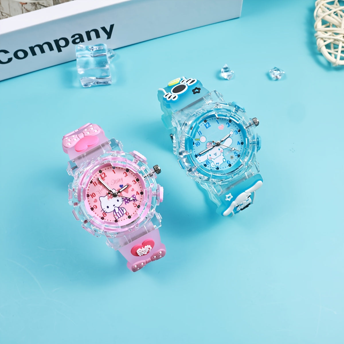 4pcs, Kawaii Sanrio Hello Kitty New High Appearance Level Cartoon Watches, Sanrio, Perfect Christmas Party Decoration Watch, Suitable For Birthday Gifts, Party Gifts, And A Great Choice For Valentine'S Day, Watch Graduation Present
