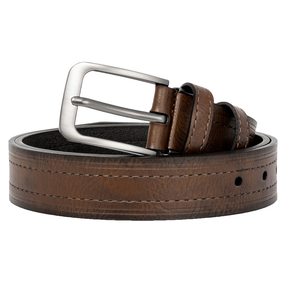 2pcs DOOPAI Men'S Leather Belt Pin Buckle Casual Cowhide Men'S Fashion Classic Vintage Jean'S Belts Gifts With Gift Box