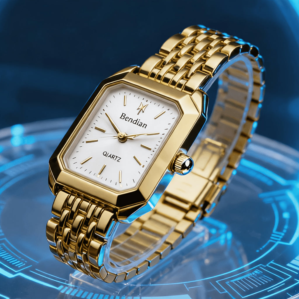 Holiday Gifts for Women, Elegant Quartz Watch with Gift Box, Fashion Casual Dress Wristwatch for Thanksgiving Christmas Valentine's Mom