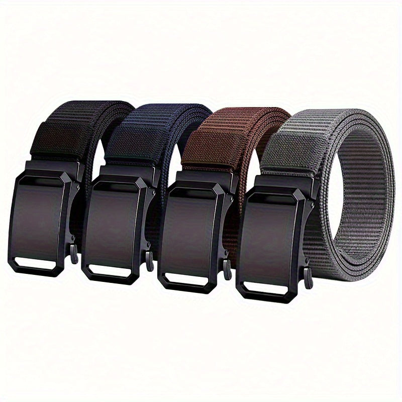 4pcs Automatic Buckle Adjustable Waistband, Made Of Soft Nylon Material That Is Sturdy, Stretch Resistant, And Wear-resistant. Suitable for Jeans, Work Pants, Casual Pants, And Skirts, It Can Be Used for Both Commuting And Leisure - Unisex