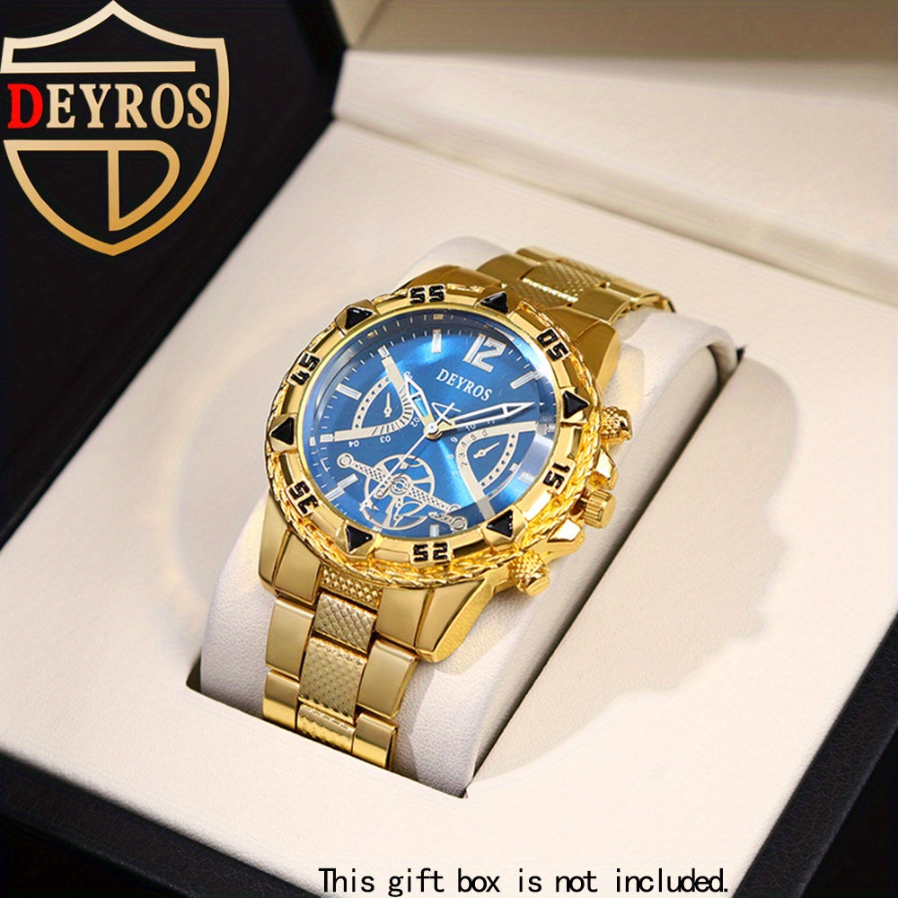 Set of 6 Men'S Watches, Stylish Classic Luxury Quartz Analog Timepieces in Stainless Steel, Perfect Gift Option for Men'S Wrist Watch, Reloj Para Hombre