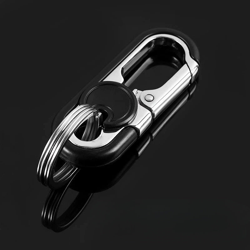 High-Grade Metal Alloy  Key Chain - Upgrade Your Style for Men's Waist Hanging