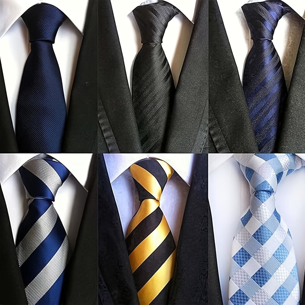 Men's Formal Tie Six Colors in a Bundle