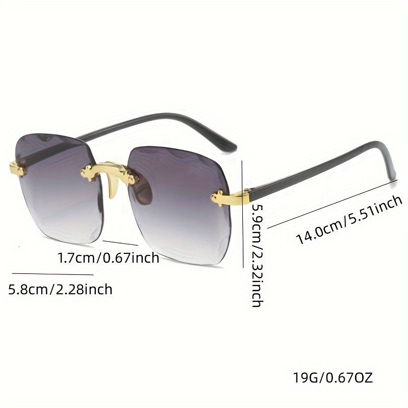 3pcs, frame, cutting, eye-catching, glass reflective, still-cool, trendy, anti-reflection, style.