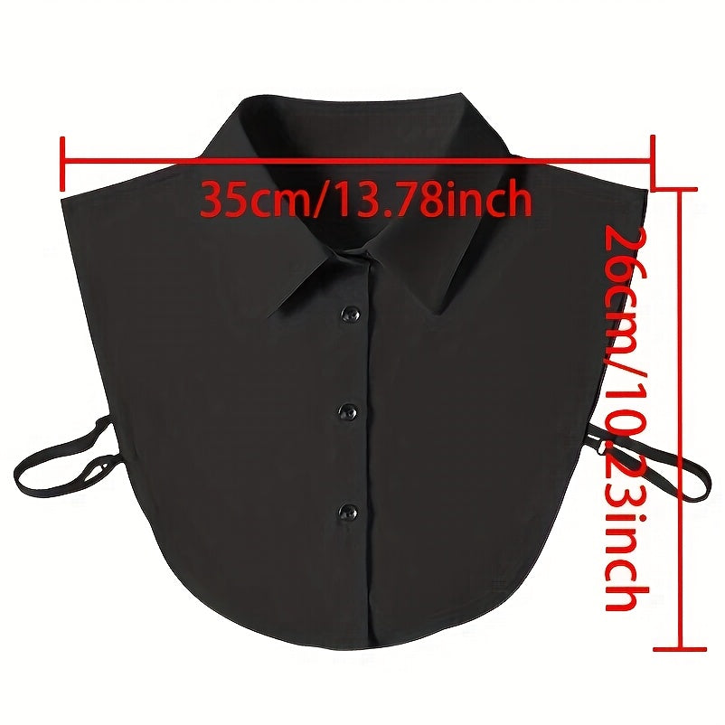 4 Fake Collar Removable Half Shirt Fake Collar Solid Color Shirt Women Love Breathable And Comfortable