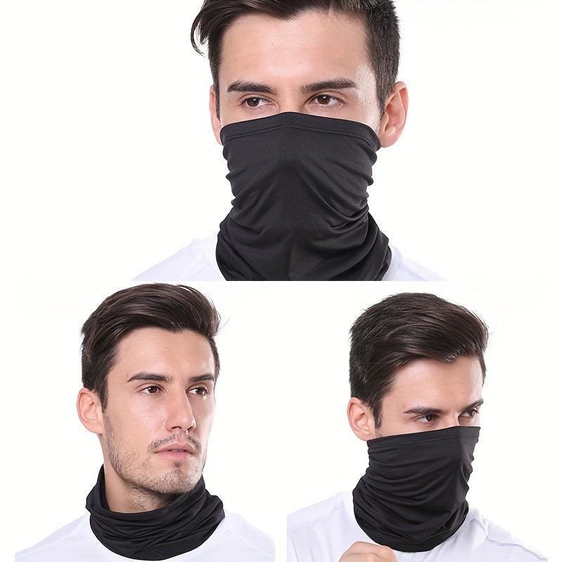 12Packs Sun Face Mask Cooling Neck Gaiter Balaclava Bandana for Men Women Scarf Breathable Neck Gaiter Face Scarf Mask Sun Bandana Running Windproof Bandana for Men Women Hiking, Cycling, Sports, Fishing