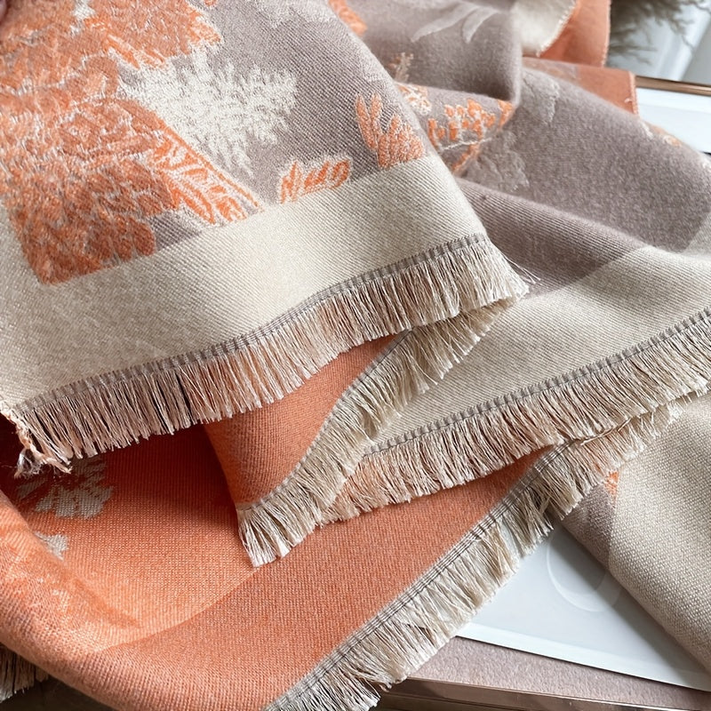 Women's Shawl with FourSeason Wool Shawl Cloak Warm And Versatile Scarf (72.83inch/25.59inch)pashmina Shawl, Scarf for Women, Boho Shawl, Shawl Wraps for Women, Shawls And Wraps Shawl Wraps for Wraps for Women Shawls And Wraps for Evening, Christmas