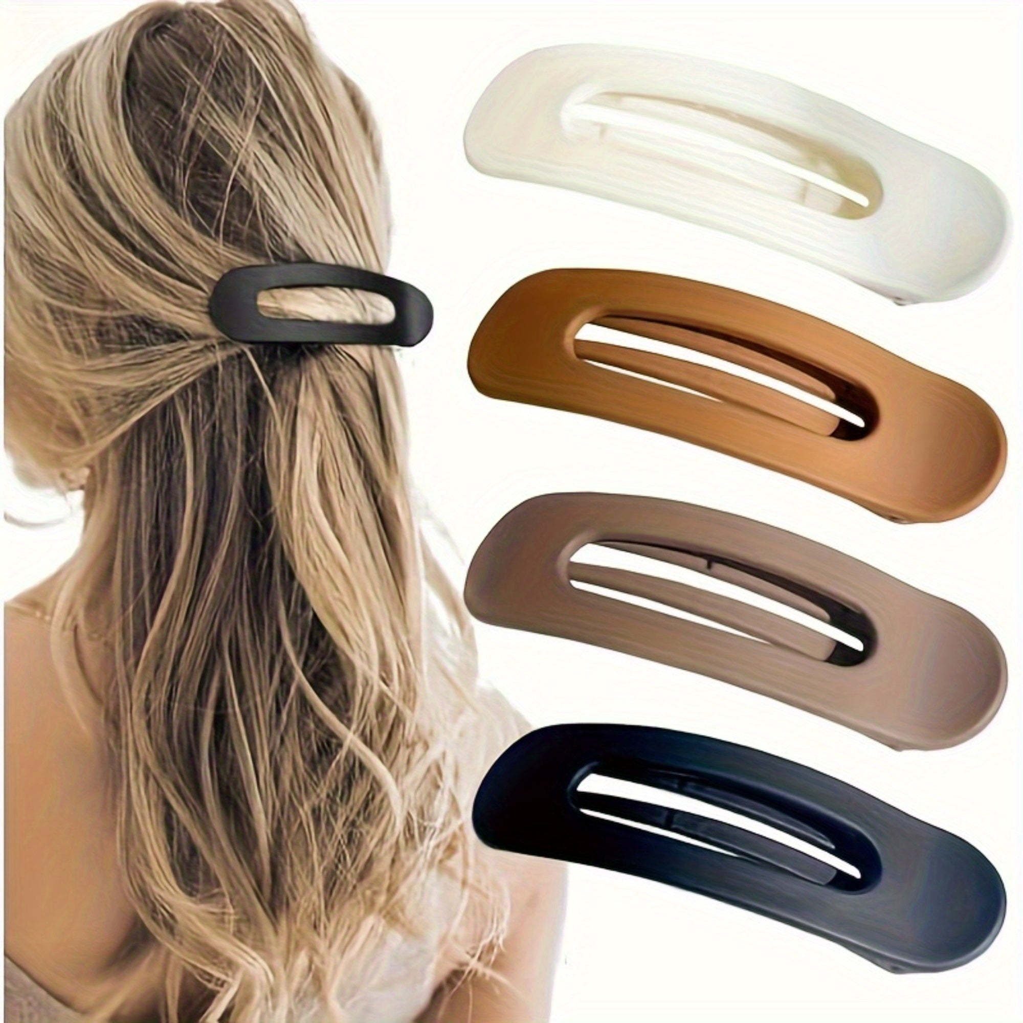 12pcs/ Set Solid Color Hair Clips Hair Side Clips Bangs Clips Elegant Hairdressing Accessories for Women And Daily Uses