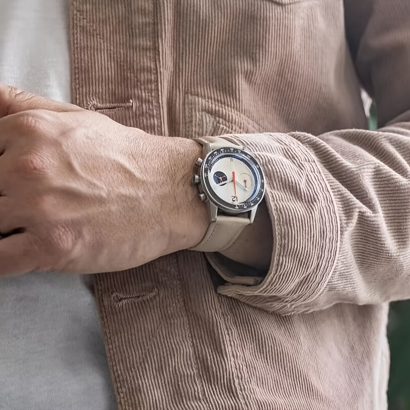 CILOA High-quality Men's Watch, a Luxury Brand, Authentic 2025 New Trendy Fashion Watch, Ideal Gift for Boyfriend, Quartz Watch with Large Dial, High-end Feel.