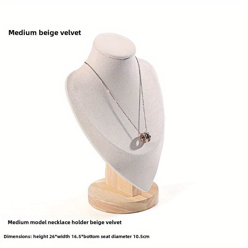 1pc Mannequin Portrait Neck Jewelry Display Stand: for Versatile Jewelry Organizers for Home, Trade, and Decorative Use