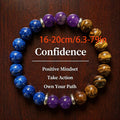 This 9pcs/ 8mm natural stone beads and glass beads are paired with a layered handcrafted beaded bracelet. It is an elegant and fashionable beaded bracelet, suitable for daily wear at banquets, parties, and as a gift for festivals. It is a perfect pre