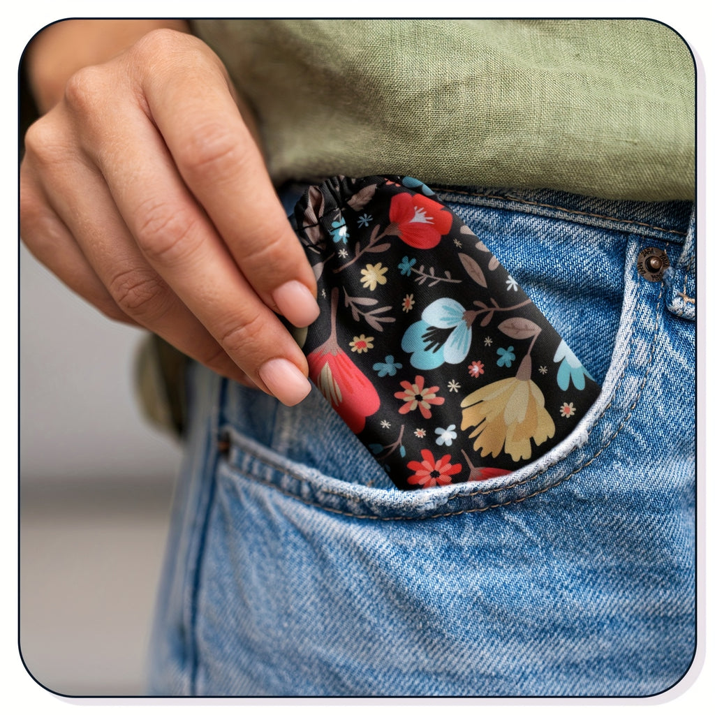 24pcs Pouch Drawstring Microfiber Pouch Multicolor Soft Case Bag Eyeglass Pouch Glasses Case for Women