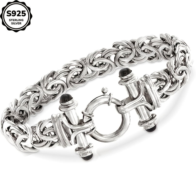 925 Sterling Silver Classic Women's Bracelet | Event/ Graduation/ Valentine's Day Exclusive Jewelry, Special Occasion Gift Box, Gratitude Gift, Suitable as a Birthday, Christmas Gift or as a Graduation Gift for Loved Ones.