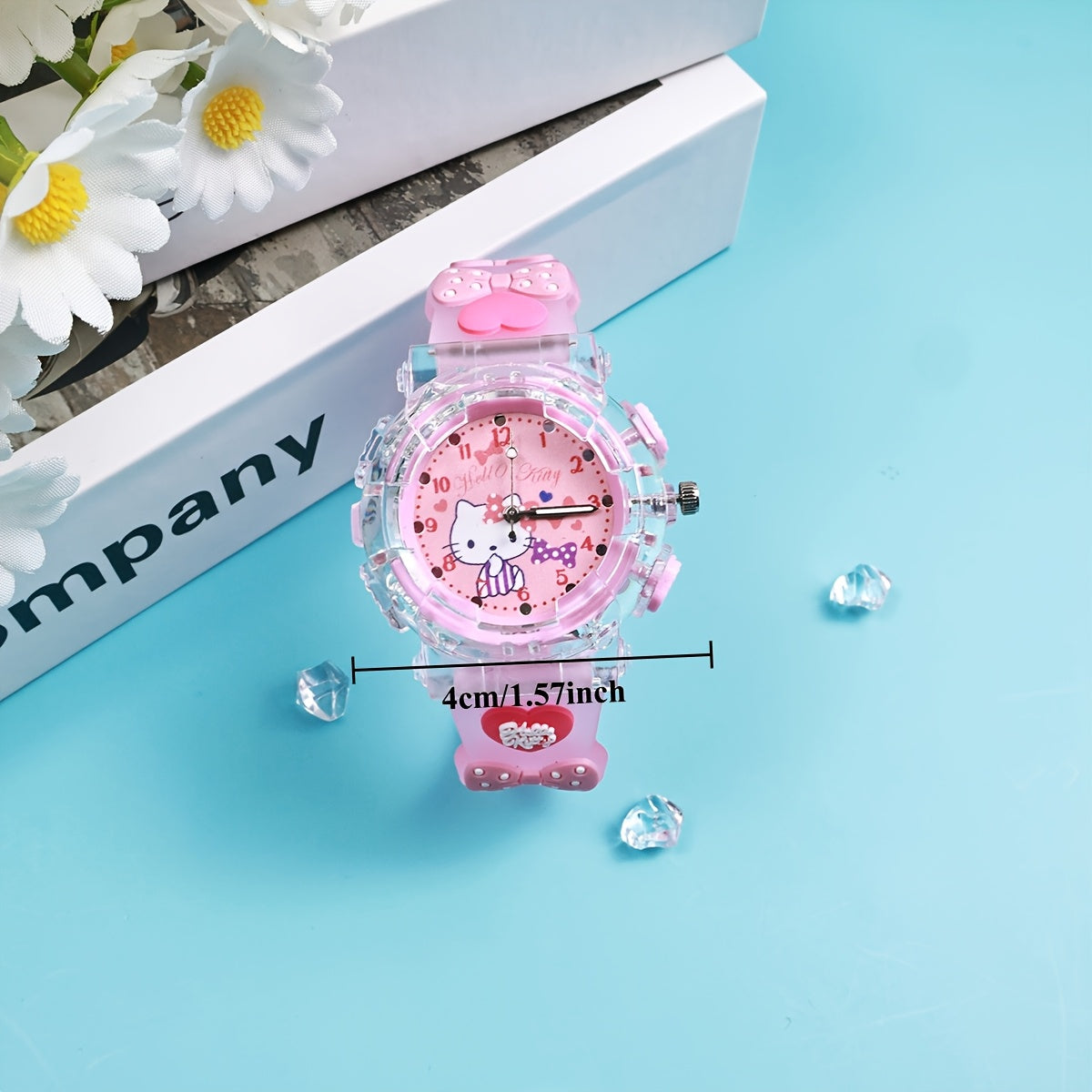 4pcs, Kawaii Sanrio Hello Kitty New High Appearance Level Cartoon Watches, Sanrio, Perfect Christmas Party Decoration Watch, Suitable For Birthday Gifts, Party Gifts, And A Great Choice For Valentine'S Day, Watch Graduation Present
