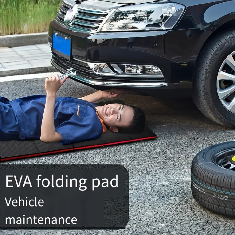 1/2pcs EVA Car Repair Work Pad - Foldable, Lightweight, Thermal Insulation And Waterproof Multi-purpose Pad, Suitable for Outdoor Repair, Camping, Hiking - Portable Ergonomic Design Durable EVA Material Pad, Multi-function